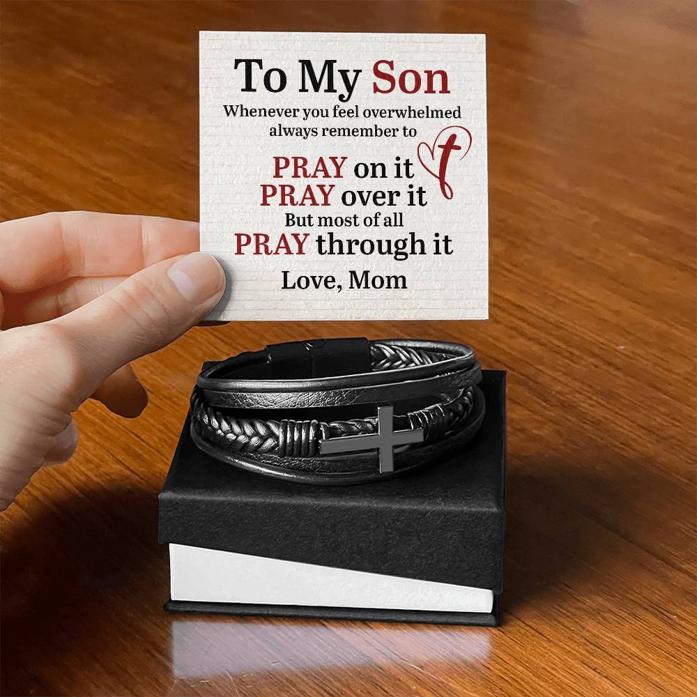 Pray through it my Son - Faith Bracelet