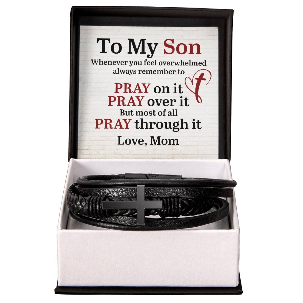 Pray through it my Son - Faith Bracelet