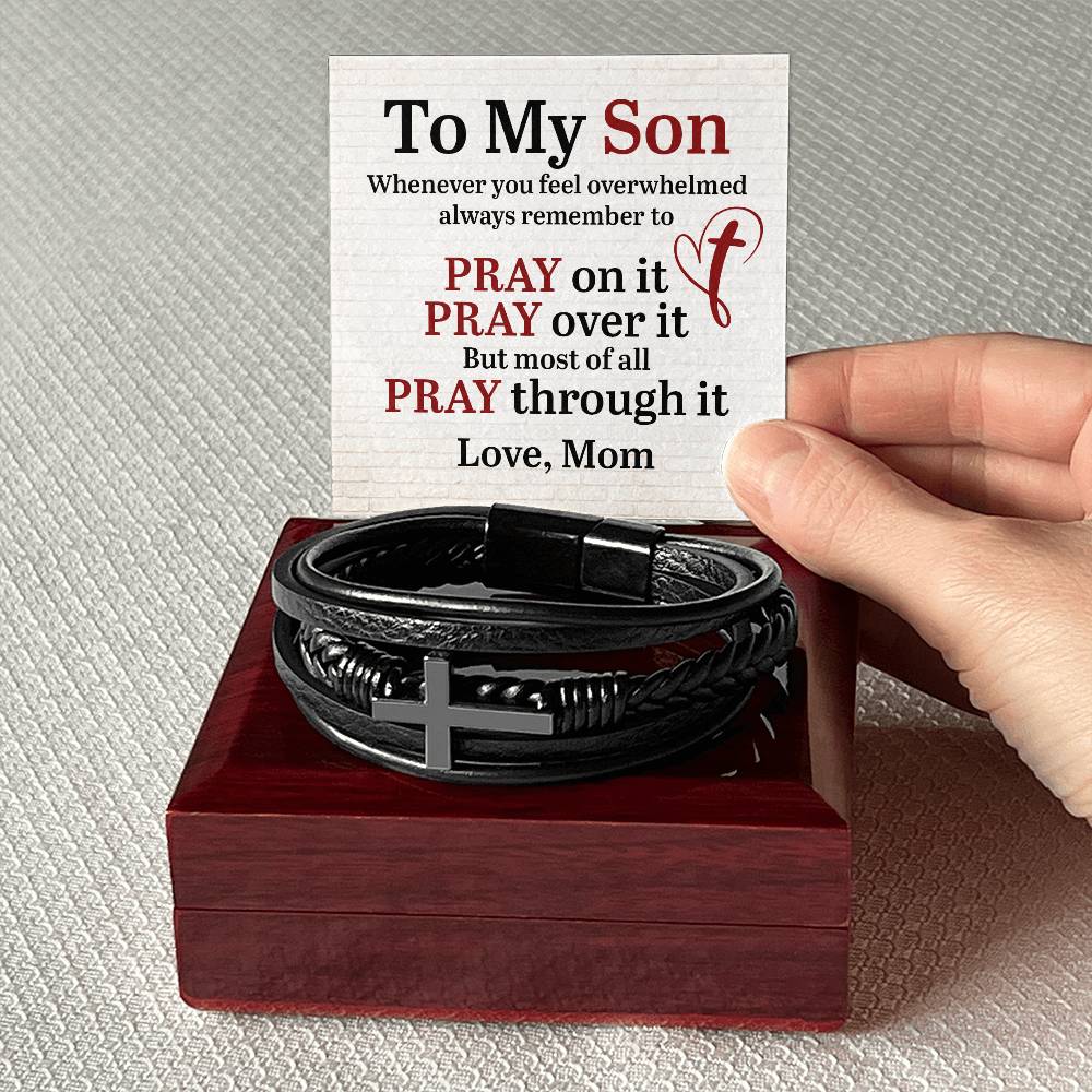 Pray through it my Son - Faith Bracelet