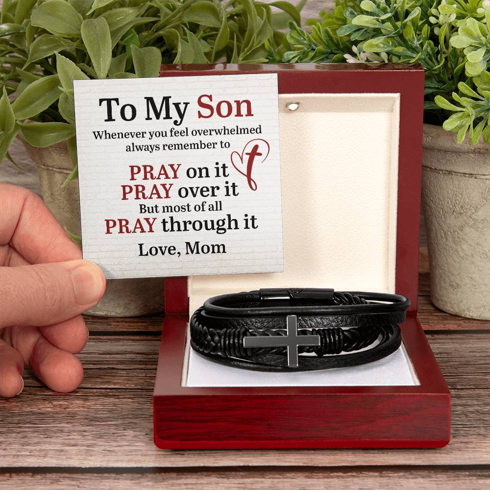 Pray through it my Son - Faith Bracelet