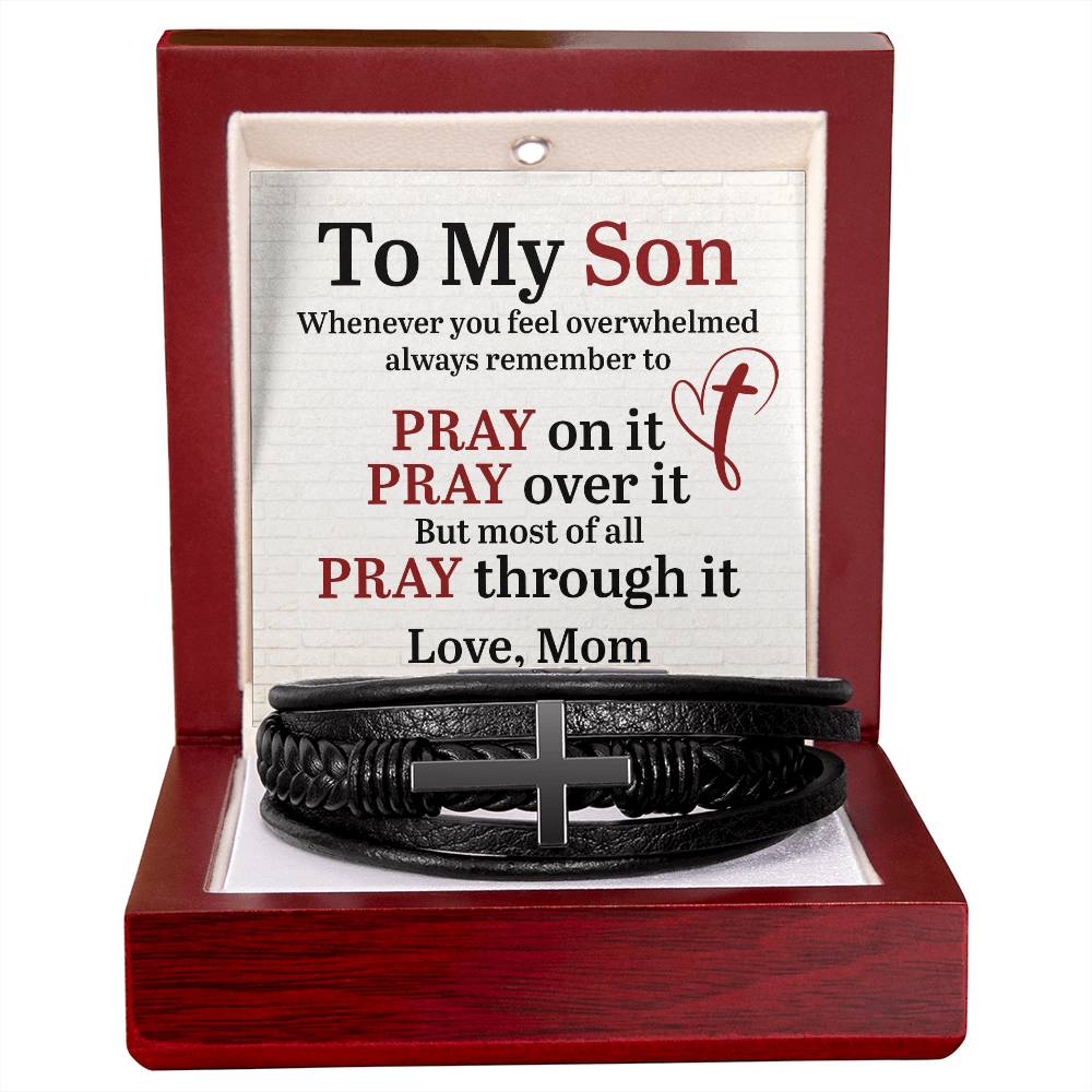 Pray through it my Son - Faith Bracelet