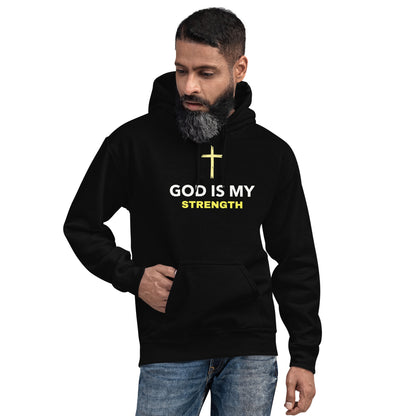 God is my Strength Christian Hoodie