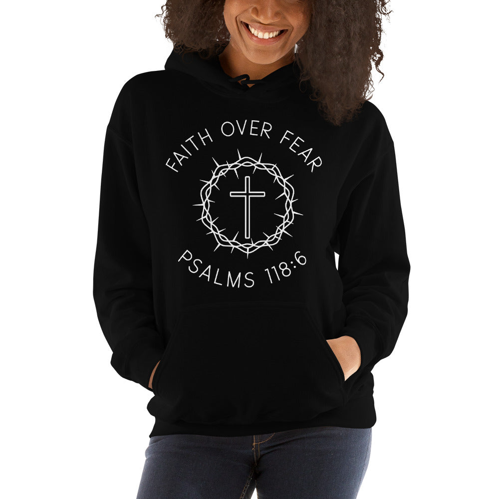 Faith Over Fear Christian Hoodie